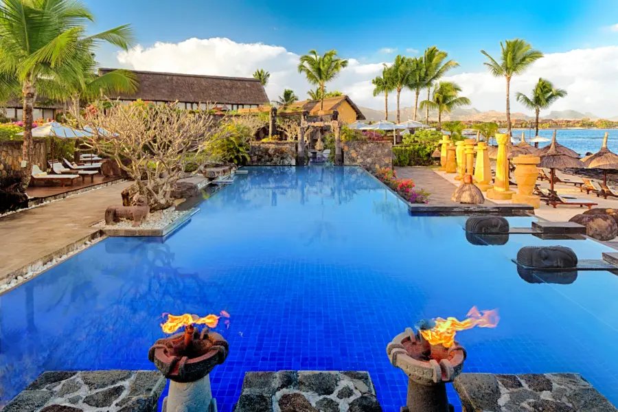 Avila Travel Mauritius Main Swimming Pool copy