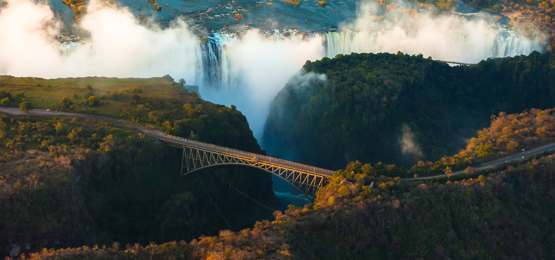 Avila Travel Zambia Victoria Falls from the air