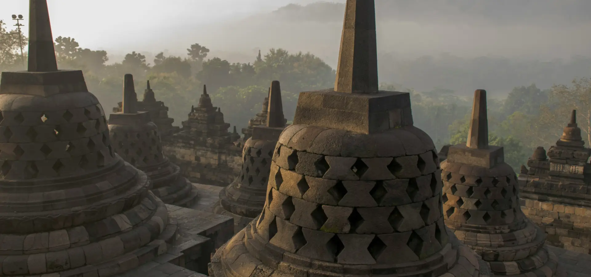Avila Travel Indonesia Borobodur in the mist