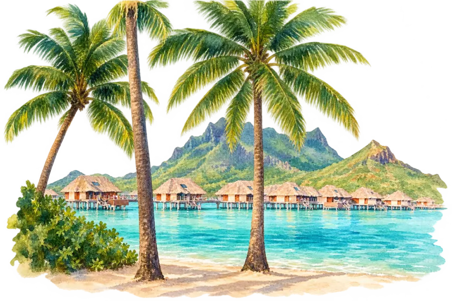 Illustration of French Polynesia