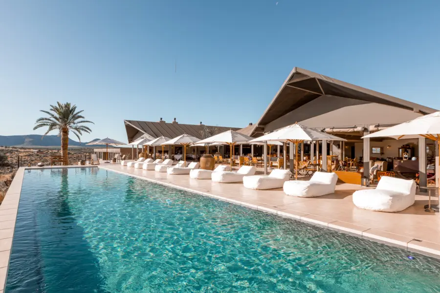 Gmundner lodge pool area outside 54