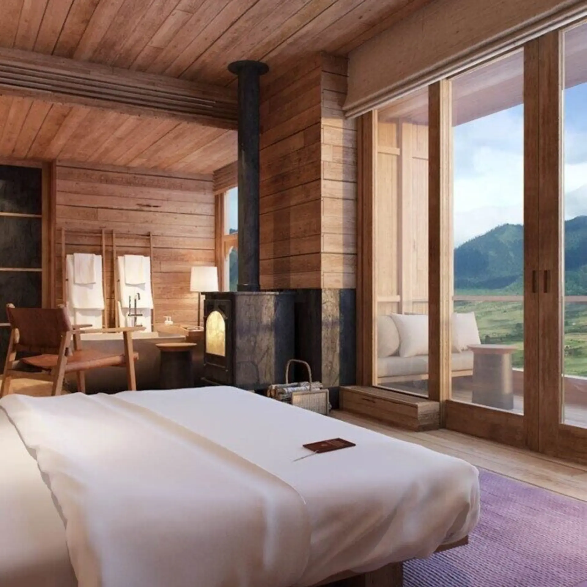 Bhutan gangtey lodge suites