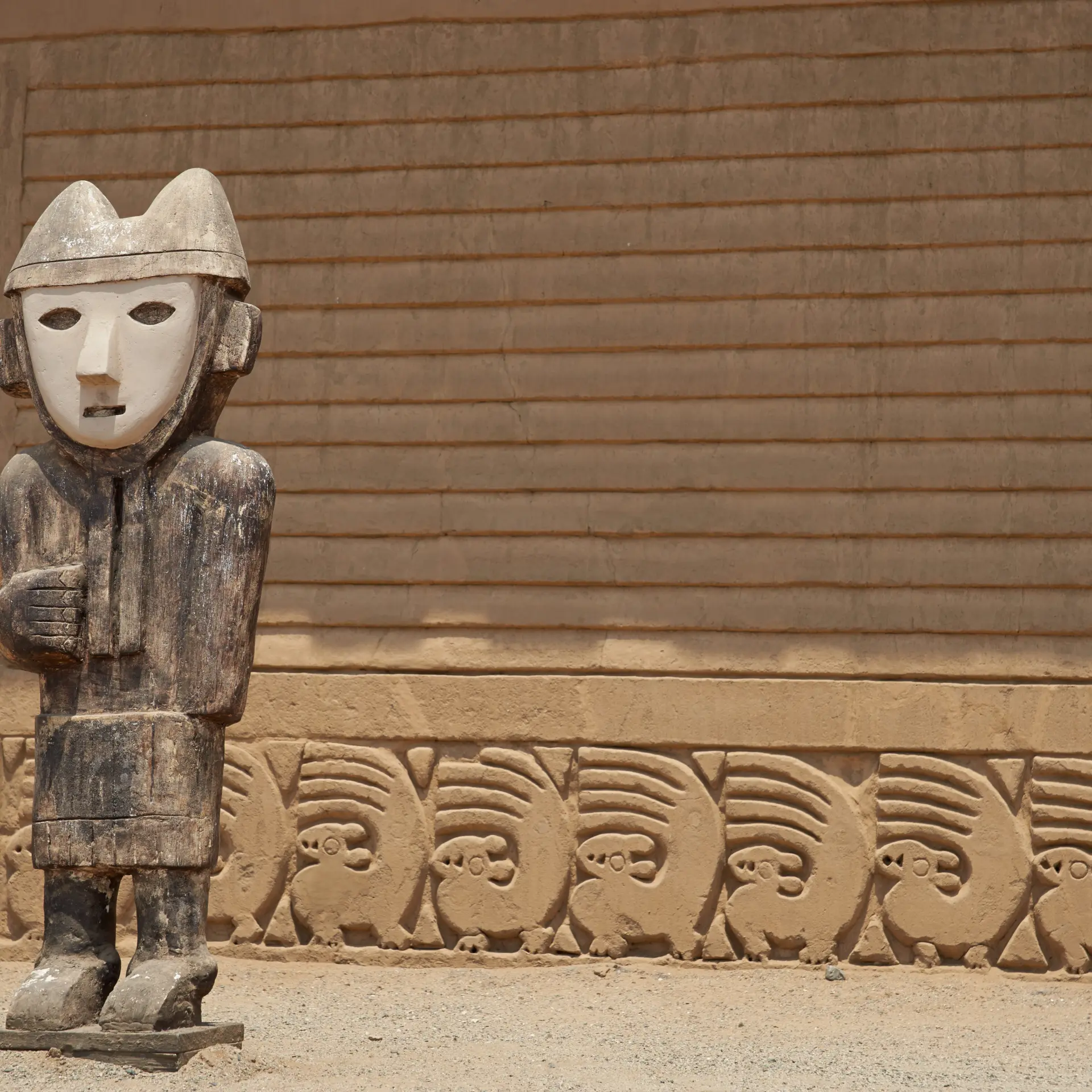 Historical scene in Chan Chan
