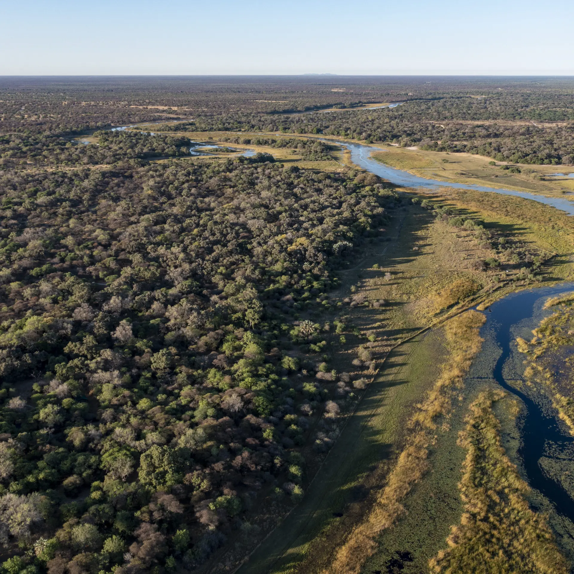 Thamo telele aerial view